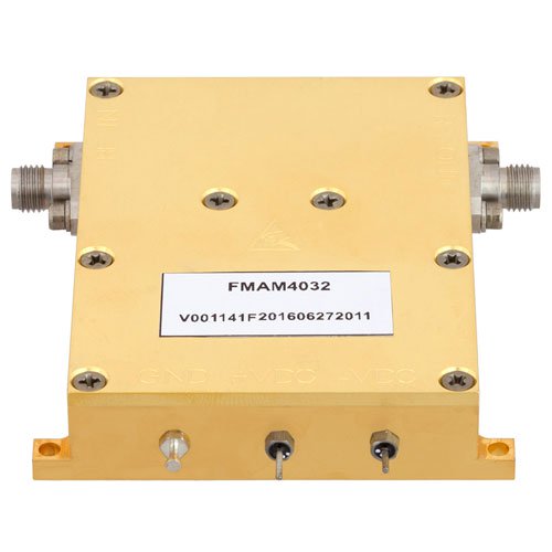 10 MHz to 6 GHz, Medium Power Broadband Amplifier with 900 mW, 24 dB Gain and SMA Fairview Microwave FMAM4032