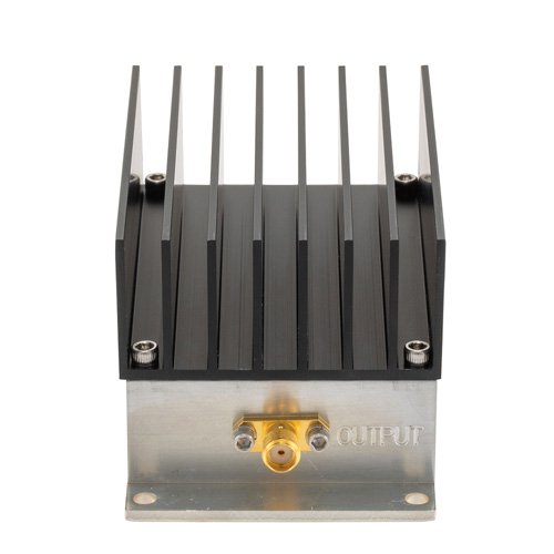 1 Watt P1dB, 30 MHz to 2200 MHz, Medium Power GaAs Amplifier with Heatsink, 31 dB Gain, 43 dBm IP3 and SMA Fairview Microwave FMAM4074