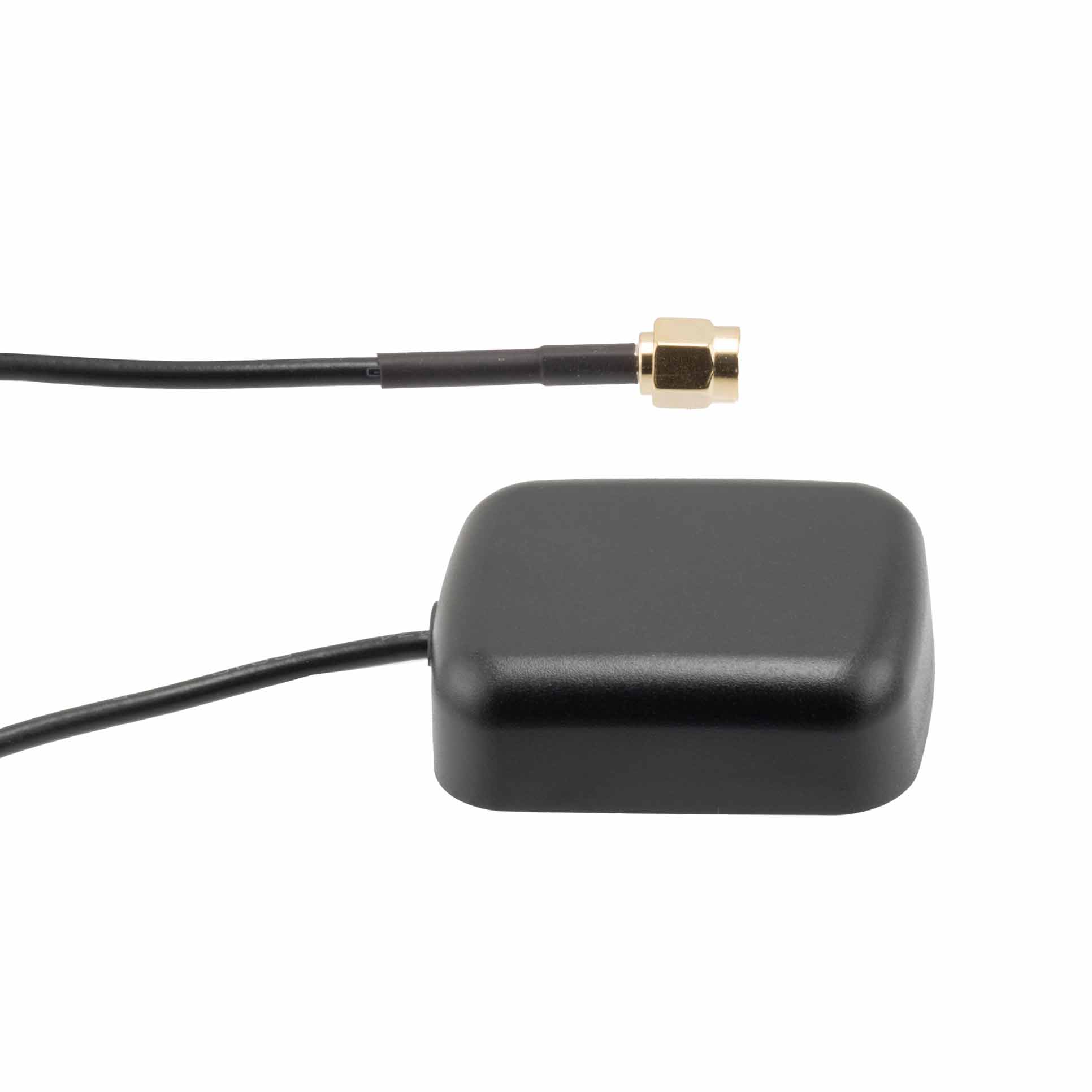 31.5 dBi Active GPS Magnet Mount Antenna RHCP 1575 MHz, RG174 SMA Male IP66 Fairview Microwave FMANGPS1011