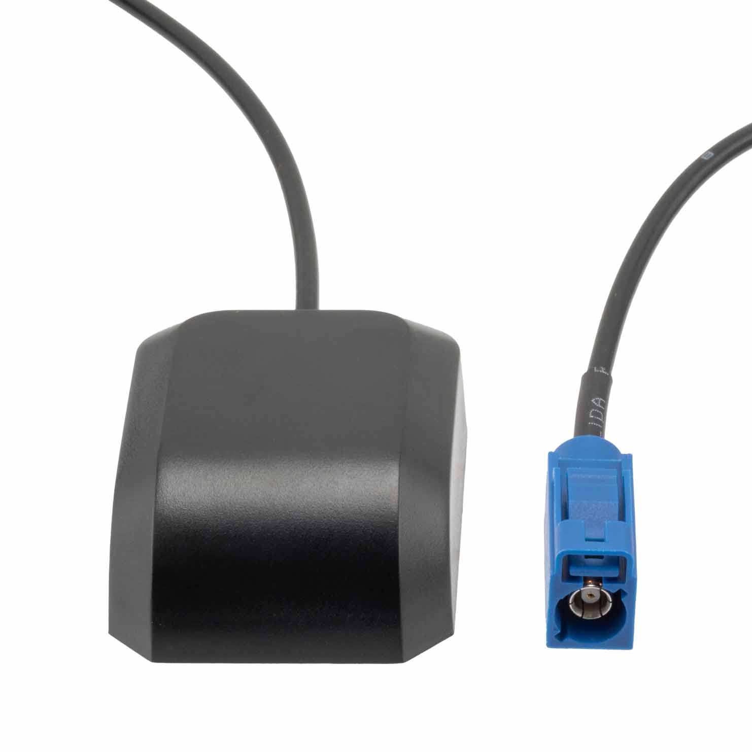 31.5 dBi Active GPS Magnet Mount Antenna RHCP 1575 MHz, RG174 FAKRA-C IP66 Fairview Microwave FMANGPS1013