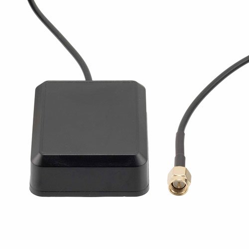 32 dBi Active GPS/BeiDou Magnet Mount Antenna RHCP 1561/1575 MHz, RG174 SMA Male IP66 Fairview Microwave FMANGPS1015