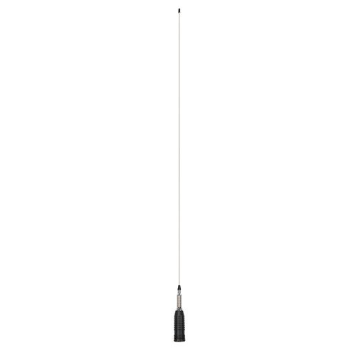 27 MHz Omni Antenna 4 dBi Gain, Spring UHF Male Connector, Stainless Steel Fairview Microwave FMANOM1066