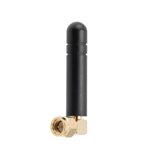 900 MHz to 935 MHz Stubby Antenna, Monopole, 90-degree angle, SMA Male Connector, 1 dBi Gain Fairview Microwave FMANRBD1039