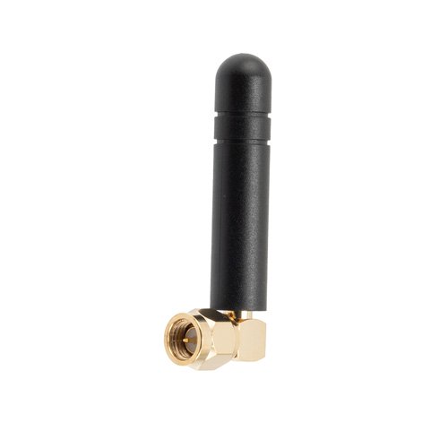 2.4 GHz to 2.5 GHz Stubby Antenna, Monopole, 90-degree angle, SMA Male Connector, 2 dBi Gain Fairview Microwave FMANRBD1044