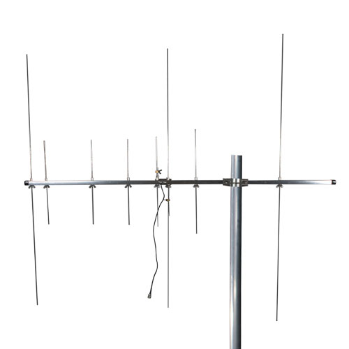 144 to 148 MHz and 300 to 450 MHz, 9.5/11.5 dBi Aluminum Alloy Yagi Antenna with N Female, Vertical Polarization, 1 Port, 1.5 VSWR Fairview Microwave FMANYG1000