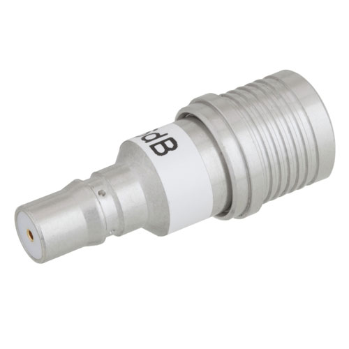 6 dB Fixed Attenuator QMA Male (Plug) to QMA Female (Jack) Up to 6 GHz Rated to 1 Watt, Fairview Microwave FMAP1002-6