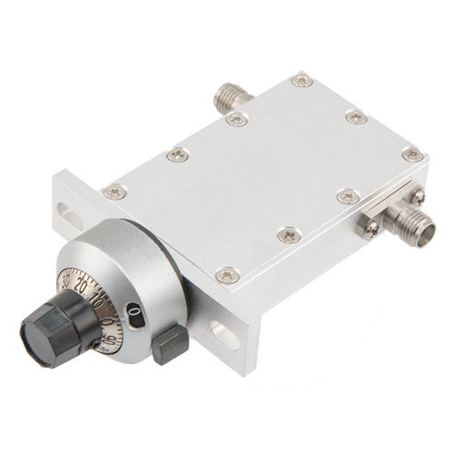 0 to 30 dB Variable Attenuator SMA Female to SMA Female from 8 GHz to 12.4 GHz Rated to 5 Watts Fairview Microwave FMAT7434-30