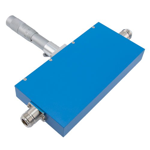 0 to 40 dB Variable Attenuator N Female to N Female from 2 GHz to 18 GHz Rated to 10 Watts Fairview Microwave FMAT7436