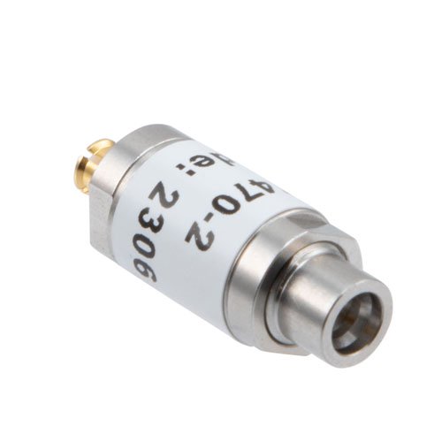 2 dB Fixed Attenuator SMP Male (Plug) to SMP Female (Jack) Up to 18 GHz Rated to 1 Watt, Stainless Steel Body, 1.35:1 VSWR Fairview Microwave FMAT7470-2