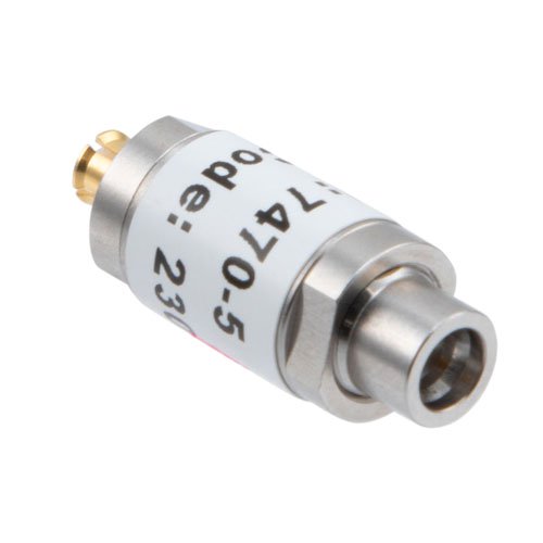 5 dB Fixed Attenuator SMP Male (Plug) to SMP Female (Jack) Up to 18 GHz Rated to 1 Watt, Stainless Steel Body, 1.35:1 VSWR Fairview Microwave FMAT7470-5