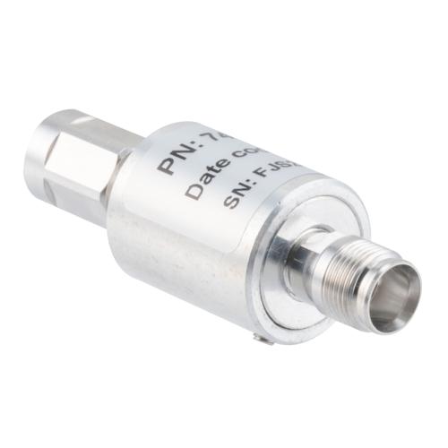 10 dB Fixed Attenuator NEX10 Male (Plug) to NEX10 Female (Jack) Up to 6 GHz Rated to 5 Watts, Aluminum Body, 1.25:1 VSWR Fairview Microwave FMAT7490-10