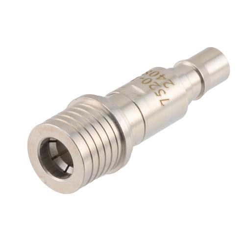 10 dB Fixed Attenuator QMA Male (Plug) to QMA Female (Jack) Up to 6 GHz Rated to 2 Watts, Brass Tri-Metal Body, 1.3:1 VSWR Fairview Microwave FMAT7520-10