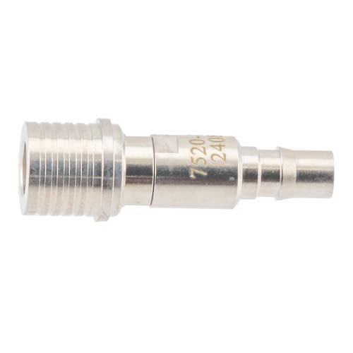 10 dB Fixed Attenuator QMA Male (Plug) to QMA Female (Jack) Up to 6 GHz Rated to 2 Watts, Brass Tri-Metal Body, 1.3:1 VSWR Fairview Microwave FMAT7520-10