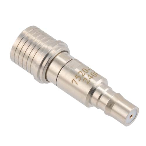 10 dB Fixed Attenuator QMA Male (Plug) to QMA Female (Jack) Up to 6 GHz Rated to 2 Watts, Brass Tri-Metal Body, 1.3:1 VSWR Fairview Microwave FMAT7520-10