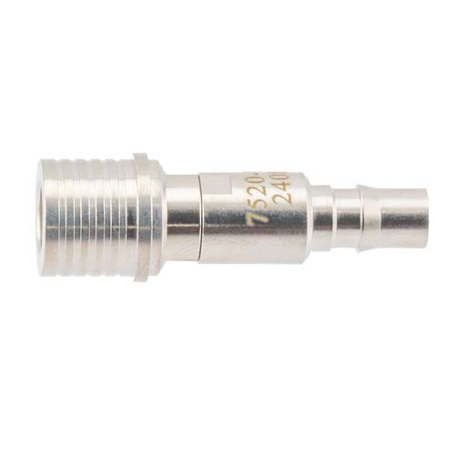 15 dB Fixed Attenuator QMA Male (Plug) to QMA Female (Jack) Up to 6 GHz Rated to 2 Watts, Brass Tri-Metal Body, 1.3:1 VSWR Fairview Microwave FMAT7520-15