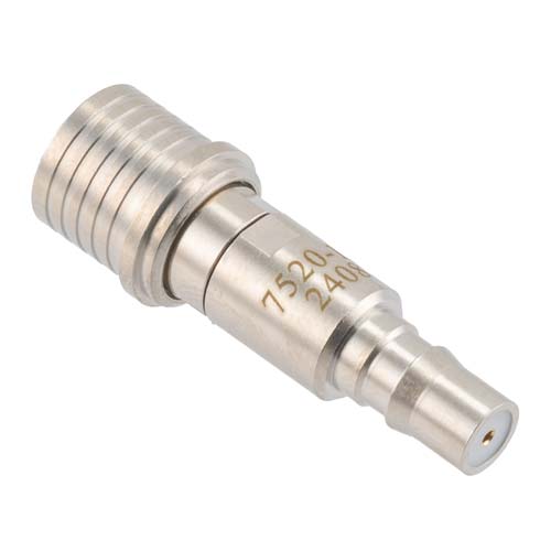 15 dB Fixed Attenuator QMA Male (Plug) to QMA Female (Jack) Up to 6 GHz Rated to 2 Watts, Brass Tri-Metal Body, 1.3:1 VSWR Fairview Microwave FMAT7520-15