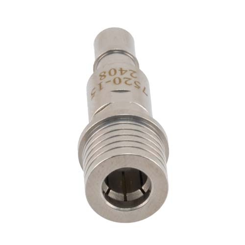 15 dB Fixed Attenuator QMA Male (Plug) to QMA Female (Jack) Up to 6 GHz Rated to 2 Watts, Brass Tri-Metal Body, 1.3:1 VSWR Fairview Microwave FMAT7520-15