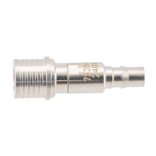 1 dB Fixed Attenuator QMA Male (Plug) to QMA Female (Jack) Up to 6 GHz Rated to 2 Watts, Brass Tri-Metal Body, 1.3:1 VSWR Fairview Microwave FMAT7520-1