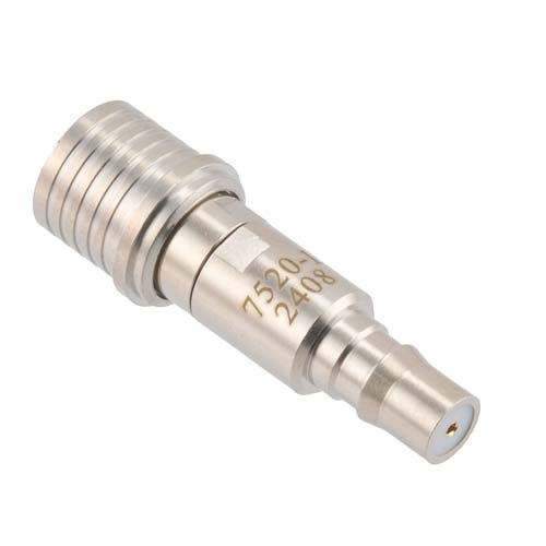 1 dB Fixed Attenuator QMA Male (Plug) to QMA Female (Jack) Up to 6 GHz Rated to 2 Watts, Brass Tri-Metal Body, 1.3:1 VSWR Fairview Microwave FMAT7520-1