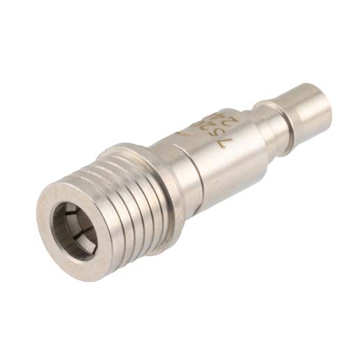 20 dB Fixed Attenuator QMA Male (Plug) to QMA Female (Jack) Up to 6 GHz Rated to 2 Watts, Brass Tri-Metal Body, 1.3:1 VSWR Fairview Microwave FMAT7520-20