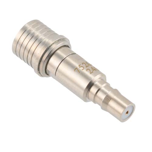 20 dB Fixed Attenuator QMA Male (Plug) to QMA Female (Jack) Up to 6 GHz Rated to 2 Watts, Brass Tri-Metal Body, 1.3:1 VSWR Fairview Microwave FMAT7520-20