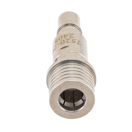 20 dB Fixed Attenuator QMA Male (Plug) to QMA Female (Jack) Up to 6 GHz Rated to 2 Watts, Brass Tri-Metal Body, 1.3:1 VSWR Fairview Microwave FMAT7520-20