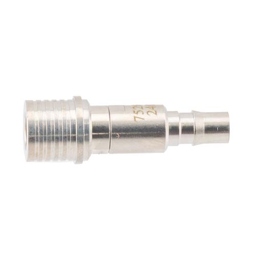 2 dB Fixed Attenuator QMA Male (Plug) to QMA Female (Jack) Up to 6 GHz Rated to 2 Watts, Brass Tri-Metal Body, 1.3:1 VSWR Fairview Microwave FMAT7520-2