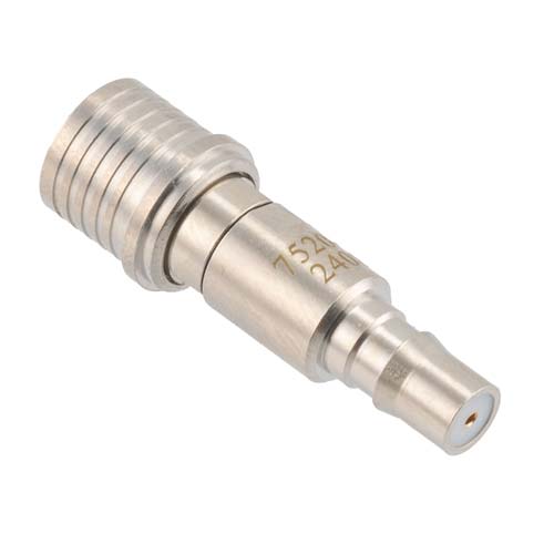 2 dB Fixed Attenuator QMA Male (Plug) to QMA Female (Jack) Up to 6 GHz Rated to 2 Watts, Brass Tri-Metal Body, 1.3:1 VSWR Fairview Microwave FMAT7520-2