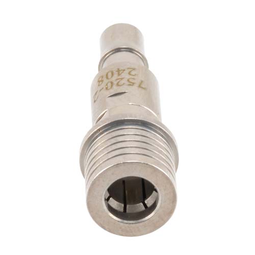 2 dB Fixed Attenuator QMA Male (Plug) to QMA Female (Jack) Up to 6 GHz Rated to 2 Watts, Brass Tri-Metal Body, 1.3:1 VSWR Fairview Microwave FMAT7520-2