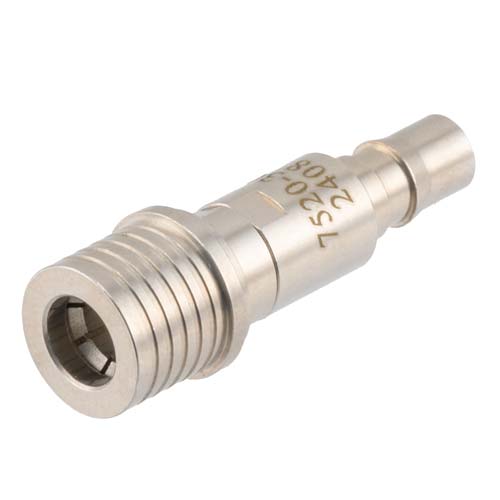 30 dB Fixed Attenuator QMA Male (Plug) to QMA Female (Jack) Up to 6 GHz Rated to 2 Watts, Brass Tri-Metal Body, 1.3:1 VSWR Fairview Microwave FMAT7520-30