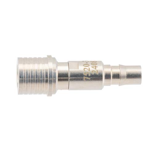 30 dB Fixed Attenuator QMA Male (Plug) to QMA Female (Jack) Up to 6 GHz Rated to 2 Watts, Brass Tri-Metal Body, 1.3:1 VSWR Fairview Microwave FMAT7520-30