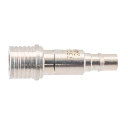 3 dB Fixed Attenuator QMA Male (Plug) to QMA Female (Jack) Up to 6 GHz Rated to 2 Watts, Brass Tri-Metal Body, 1.3:1 VSWR Fairview Microwave FMAT7520-3