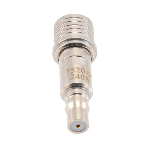 3 dB Fixed Attenuator QMA Male (Plug) to QMA Female (Jack) Up to 6 GHz Rated to 2 Watts, Brass Tri-Metal Body, 1.3:1 VSWR Fairview Microwave FMAT7520-3