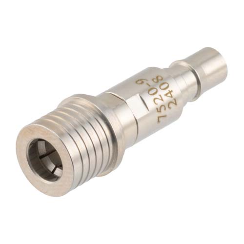 9 dB Fixed Attenuator QMA Male (Plug) to QMA Female (Jack) Up to 6 GHz Rated to 2 Watts, Brass Tri-Metal Body, 1.3:1 VSWR Fairview Microwave FMAT7520-9