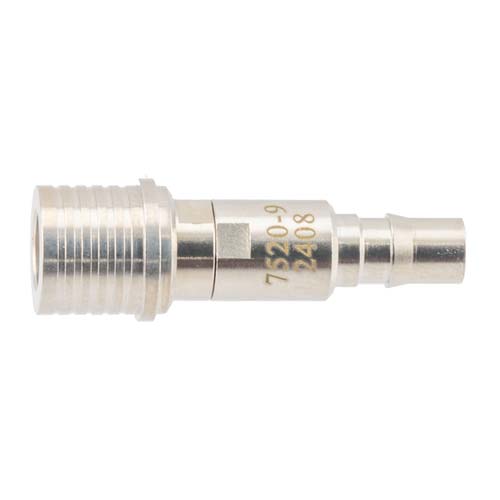 9 dB Fixed Attenuator QMA Male (Plug) to QMA Female (Jack) Up to 6 GHz Rated to 2 Watts, Brass Tri-Metal Body, 1.3:1 VSWR Fairview Microwave FMAT7520-9