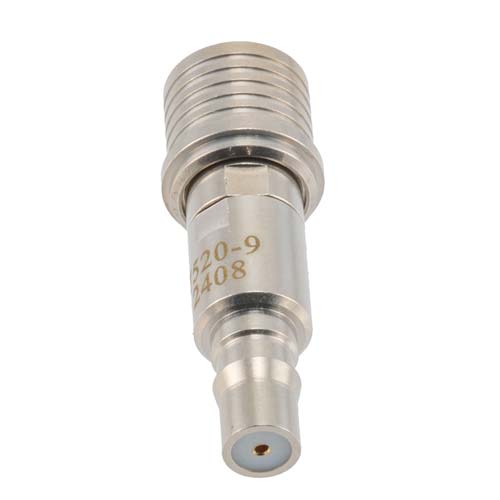 9 dB Fixed Attenuator QMA Male (Plug) to QMA Female (Jack) Up to 6 GHz Rated to 2 Watts, Brass Tri-Metal Body, 1.3:1 VSWR Fairview Microwave FMAT7520-9