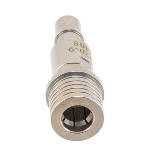 9 dB Fixed Attenuator QMA Male (Plug) to QMA Female (Jack) Up to 6 GHz Rated to 2 Watts, Brass Tri-Metal Body, 1.3:1 VSWR Fairview Microwave FMAT7520-9