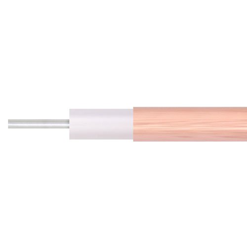 .047 Low Loss Semi-Rigid Coax Cable with Copper Outer Conductor and Microporous PTFE 76.5 pct VoP Dielectric, Straight Sections Fairview Microwave FMBC001-BULK