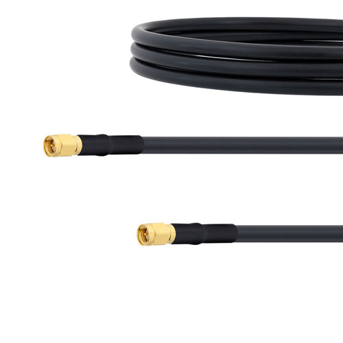 Low Loss SMA Male to SMA Male Cable LMR-240-DB Coax in 60 Inch Fairview Microwave FMC00351-60