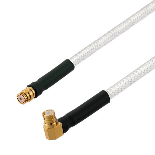 SMP Female to RA SMP Female Cable FM-SR086TB Coax in 12 Inch Fairview Microwave FMC00649-12