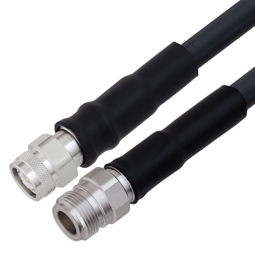 Low Loss N Female to TNC Male Cable LMR-400-UF Coax with Times Microwave Components Fairview Microwave FMC00787