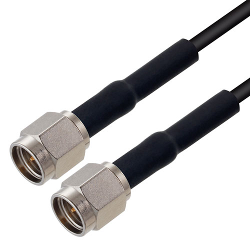 Low Loss SMA Male to SMA Male Cable LMR-100A-UF Coax Fairview Microwave FMC00856