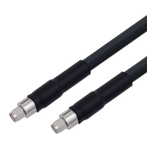 Fire Rated Low Loss SMA Male to SMA Male Cable LMR-400-FR Coax in 150 cm Fairview Microwave FMC00924-150CM