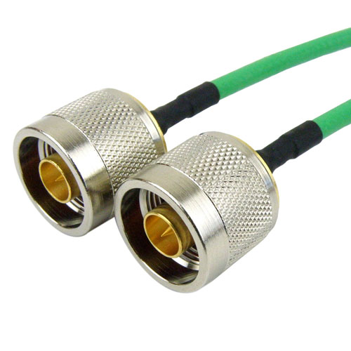 N Male to N Male Cable FM-F141 Coax in 24 Inch Fairview Microwave FMC0101141-24