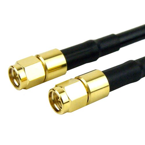 SMA Male (Plug) to SMA Male (Plug) Cable LMR-200 Coax Up To 6 GHz, 1.35 VSWR in 120 Inch Fairview Microwave FMC0202200-120