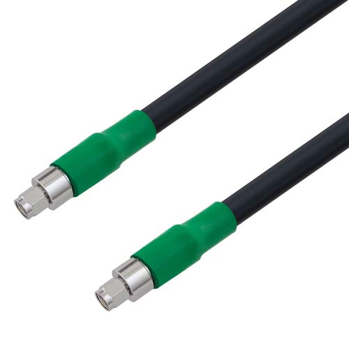 Low Loss SMA Male to SMA Male Cable LMR-400 Coax in 36 Inch with Times Microwave Connectors with LF Solder Fairview Microwave FMC0202400LF-36