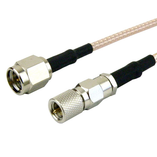 SMA Male (Plug) to 10-32 Male (Plug) Cable RG-316 Coax Up To 1 GHz, 1.35 VSWR Fairview Microwave FMC0210315