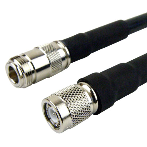 TNC Male to N Female Cable LMR-400 Coax with Times Microwave Connectors Fairview Microwave FMC0306400