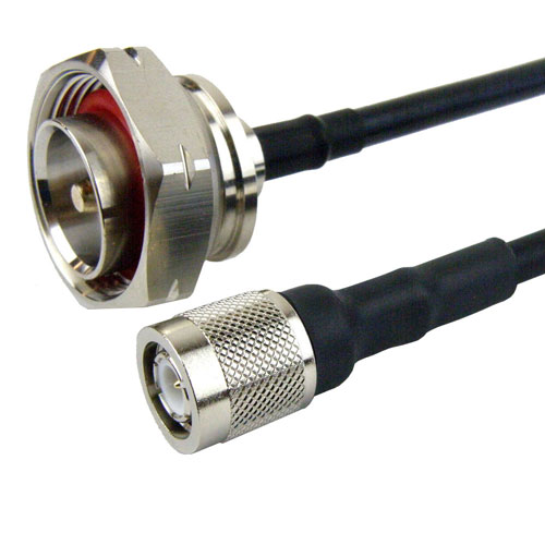 TNC Male to 7/16 DIN Male Cable LMR-240 Coax Fairview Microwave FMC0315240