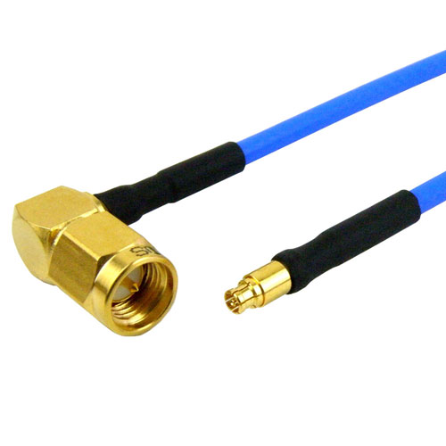 RA SMA Male to Mini SMP Female Cable FM-F086 Coax in 12 Inch Fairview Microwave FMC0425085-12